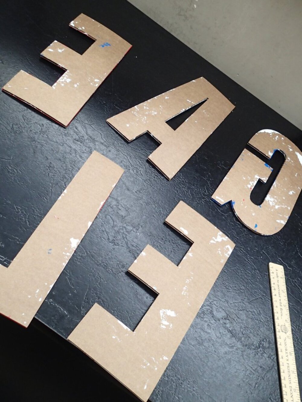 Cardboard Letters - Picture 4 of 4